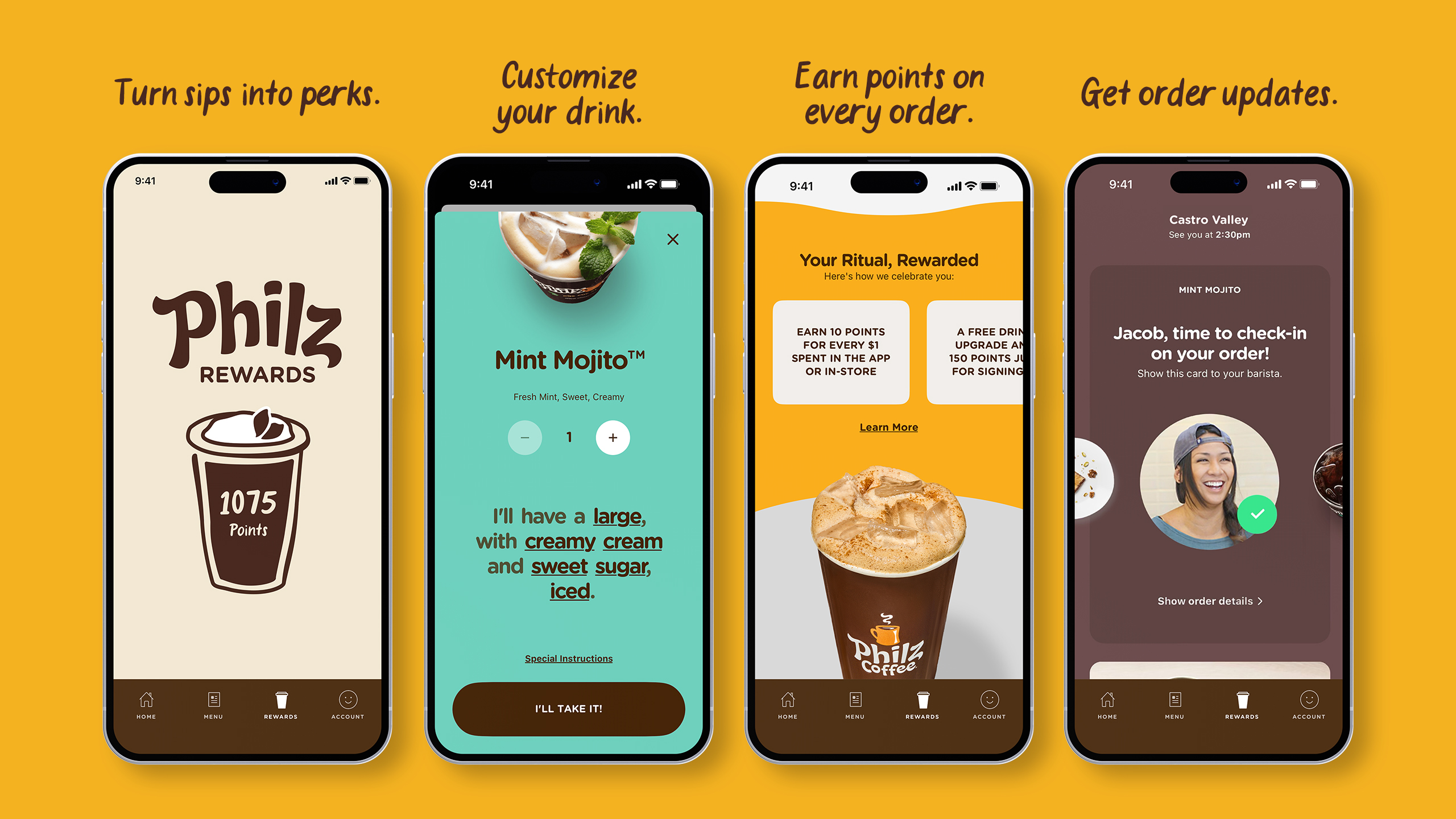 Loyalty app experience