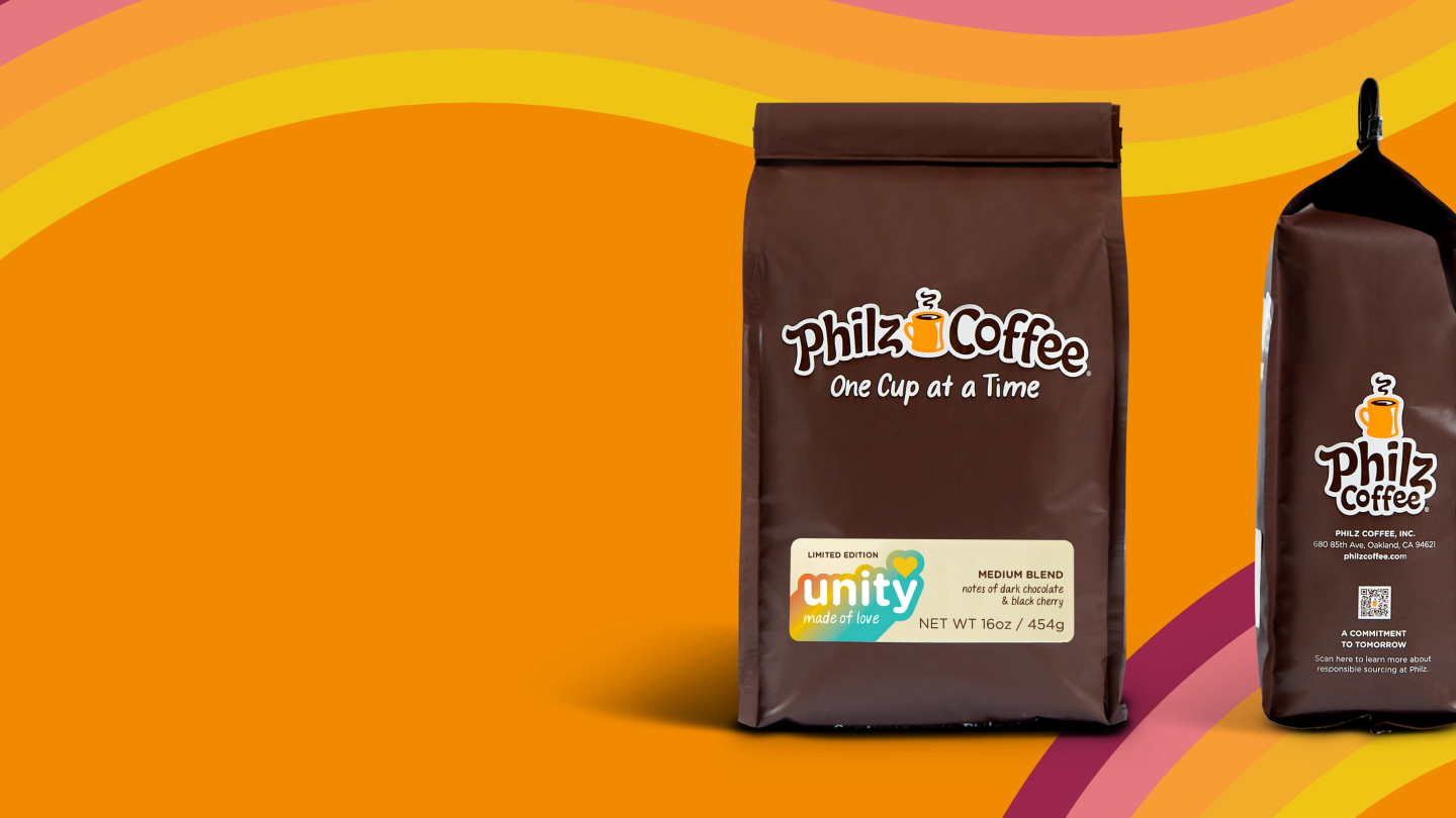 two bags of coffee